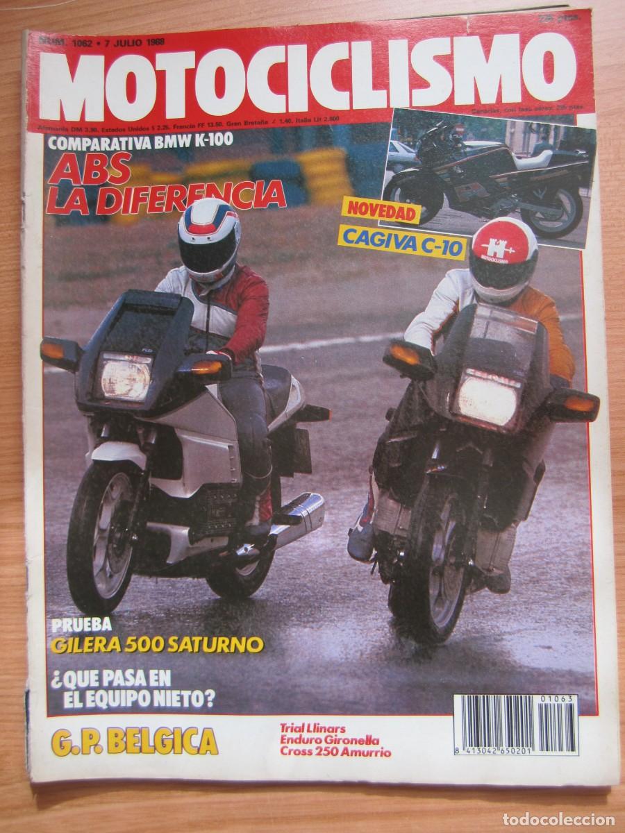 Coches y motocicletas: revista motociclismo num 1062 a&ntilde;o 1988 cagiva c-10 gilera 500