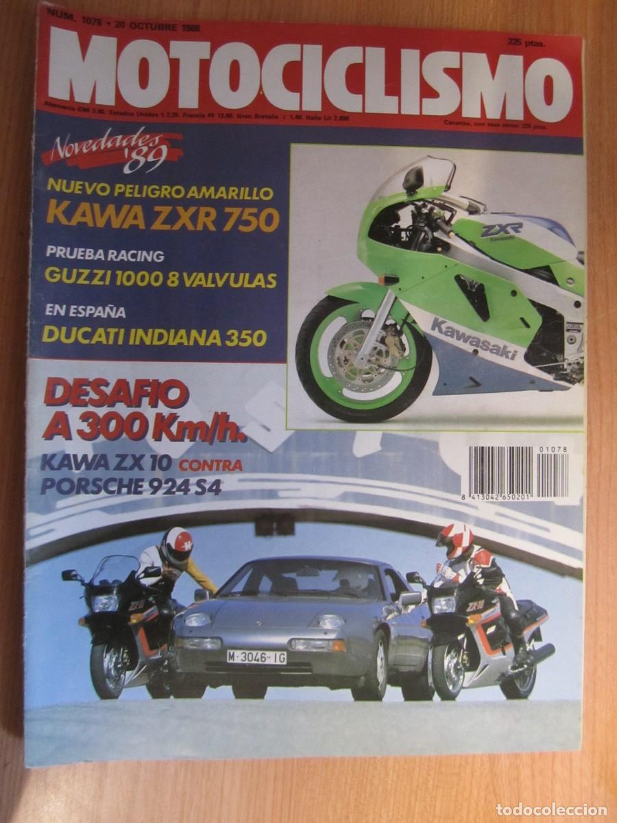 Coches y motocicletas: revista motociclismo num 1078 a&ntilde;o 1988 ducati indiana 350
