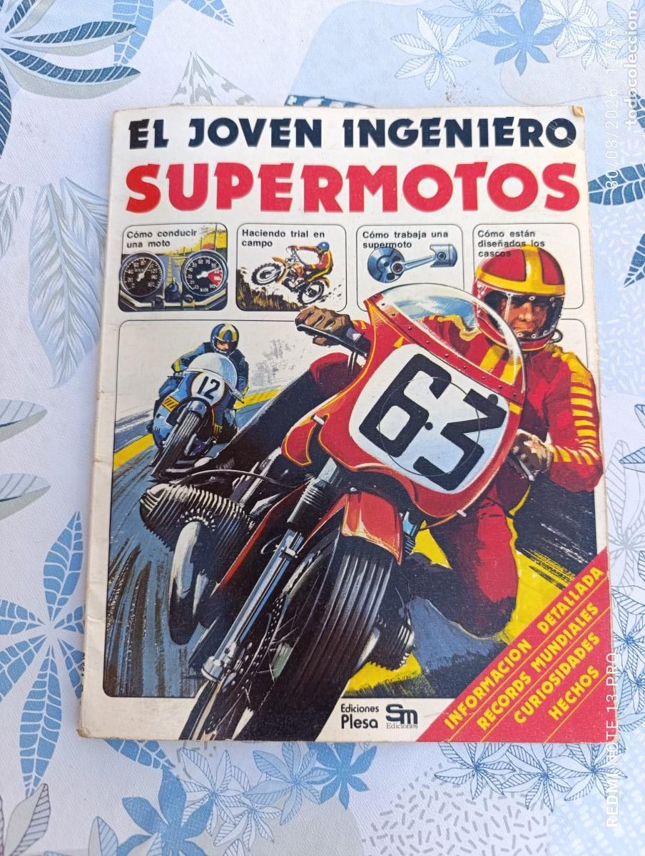 Coches y motocicletas: EL JOVEN INGENIERO SUPERMOTOS SM Ediciones Ediciones Plesa 1979.