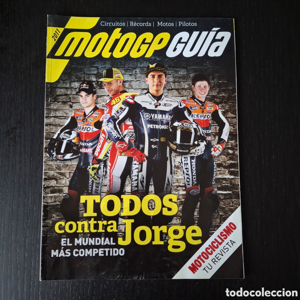 Coches y motocicletas: MOTO GP GUIA 2011 - SUPLEMENTO REVISTA MOTOCICLISMO - 100 PAGINAS - LORENZO PEDROSA ROSSI MARQUEZ