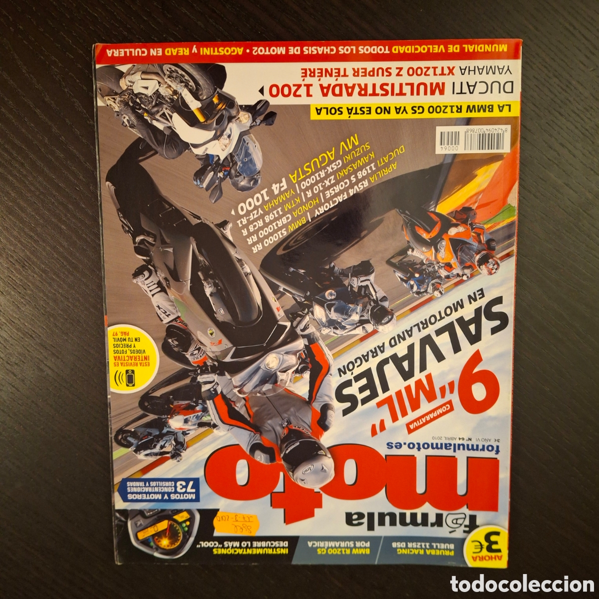 Coches y motocicletas: FORMULA MOTO N&ordm; 64 - MV AGUSTA F4 SUZUKI GSX R YAMAHA R1 HONDA CBR BMW S1000 RR APRILIA RSV4 DUCATI