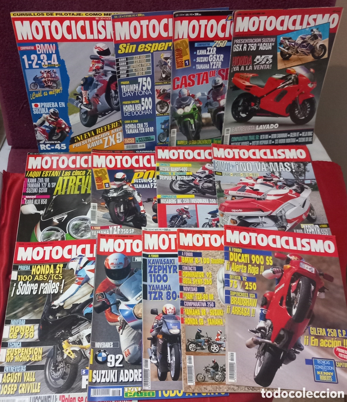 Coches y motocicletas: GRAN LOTE 40&times;REVISTAS SOLO MOTO 1992