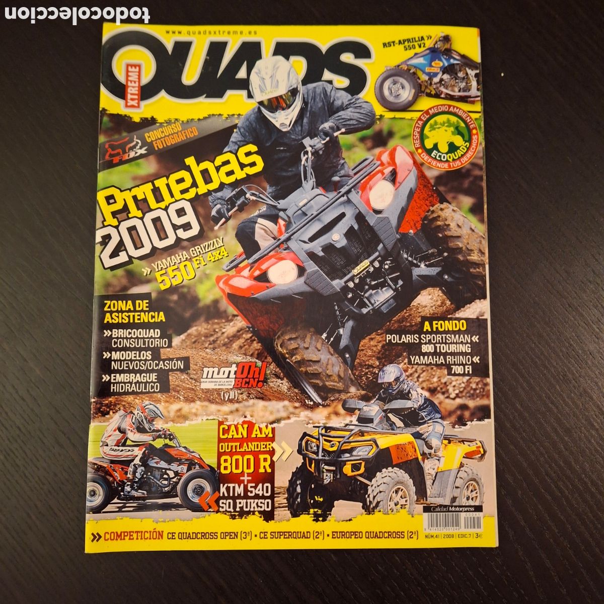 Coches y motocicletas: QUADS XTREME N&ordm; 41 - QUAD YAMAHA GRIZZLY 550 CAN AM OUTLANDER KTM 540 POLARIS SPORTSMAN TAMAHA RHINO