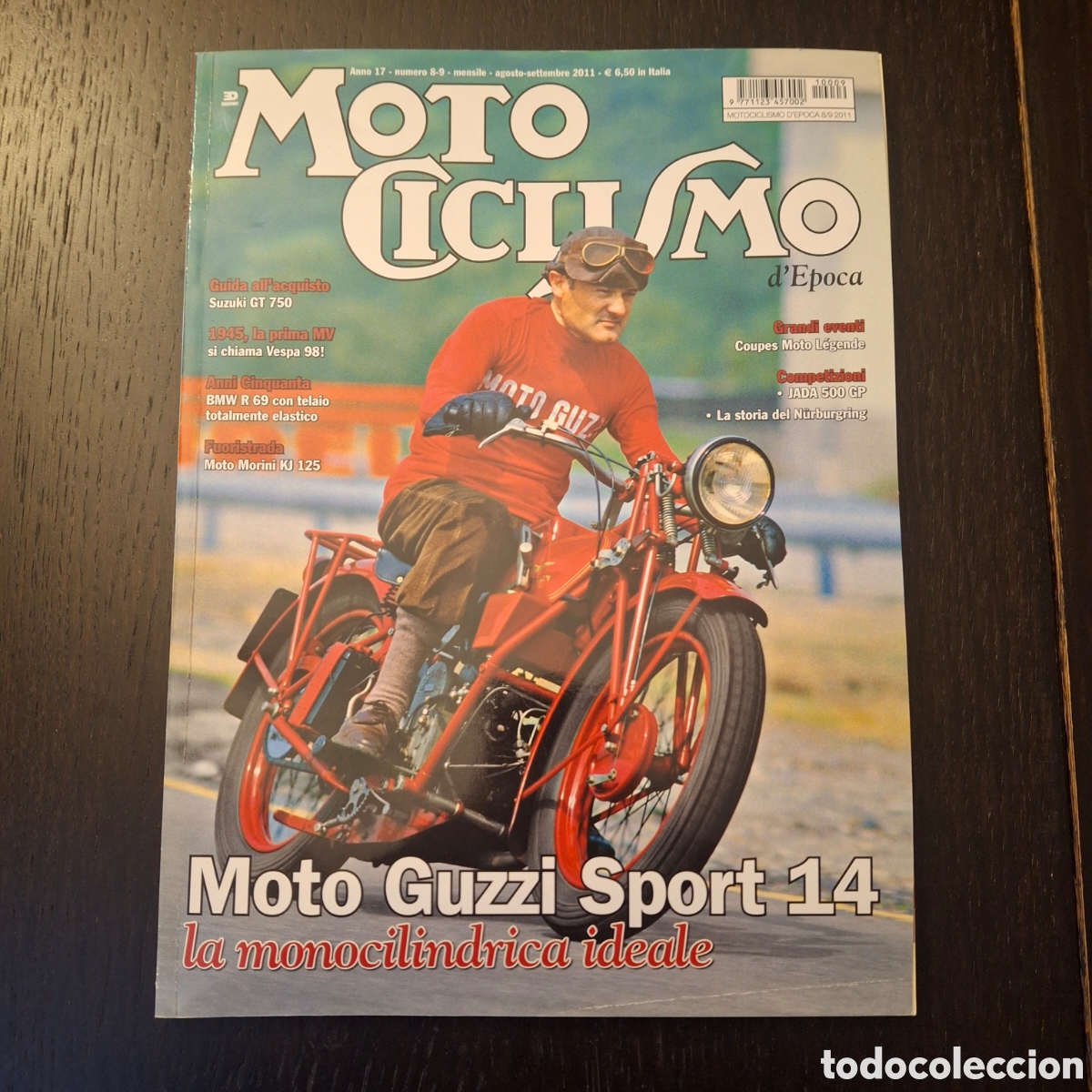 Coches y motocicletas: MOTOCICLISMO D&acute;EPOCA 8-9 2011 - VESPA BMW R69 MORINI KJ 125 MOTO GUZZI JADA 500 GP SUZUKI GT 750