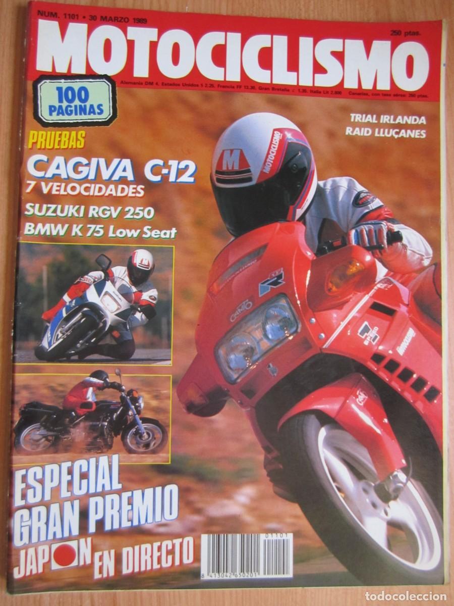 Coches y motocicletas: revista motociclismo num 1101 a&ntilde;o 1989 cagiva c-12 bmw k-75