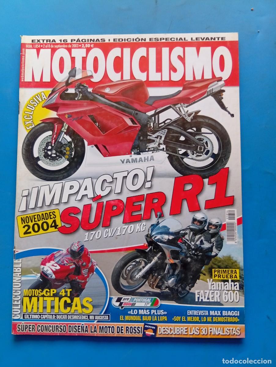 Coches y motocicletas: MOTOCICLISMO. N&ordm; 1854. SEPTIEMBRE 2003. PRUEBA : YAMAHA TZR 50 RR. ENTREVISTA MAX BIAGGI.... LEER.