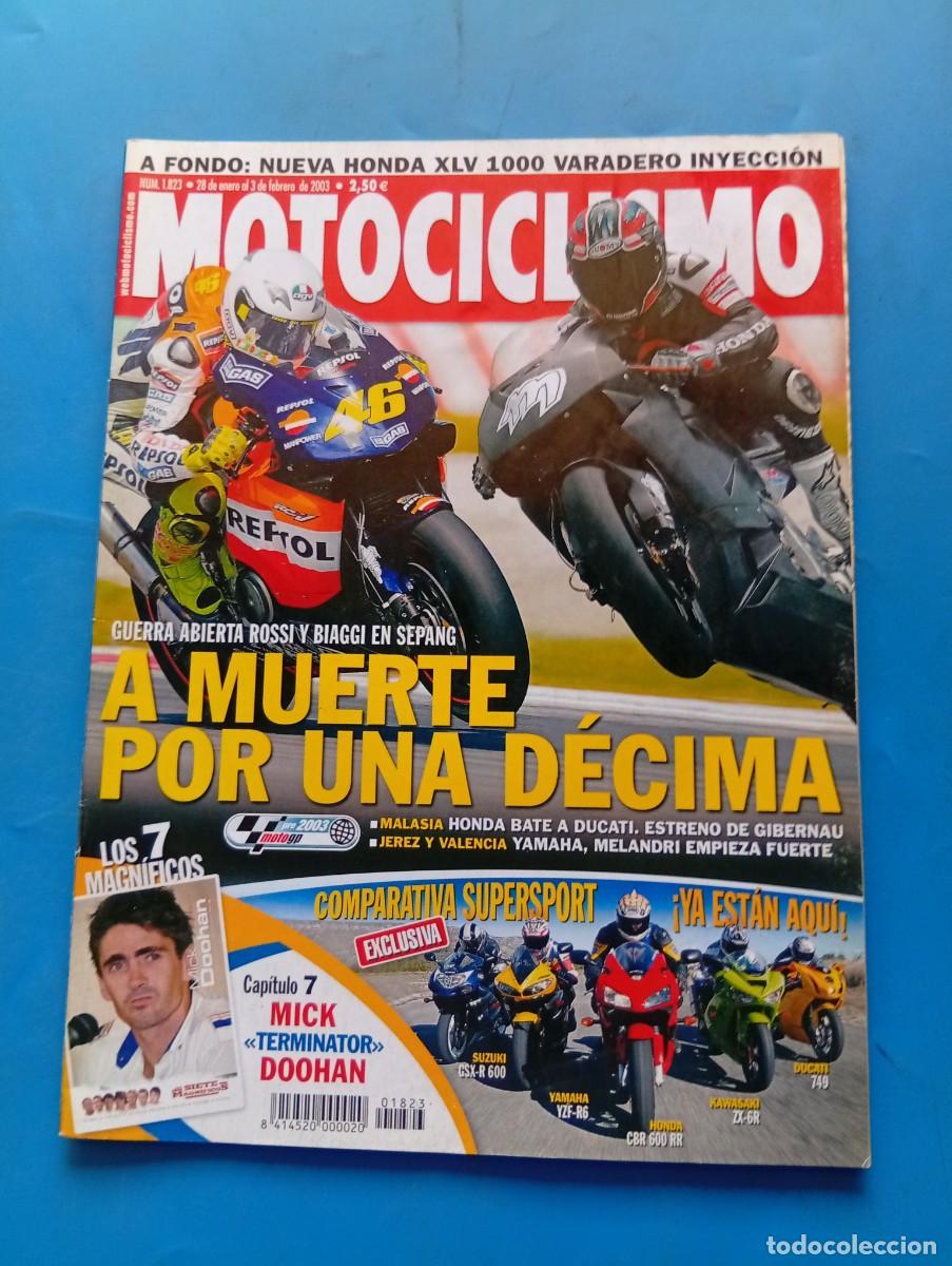 Coches y motocicletas: MOTOCICLISMO. N&ordm; 1823. ENERO 2003. GUERRA ABIERTA ROSSI Y BIAGGI EN SEPANG. MALASIA HONDA .... LEER.