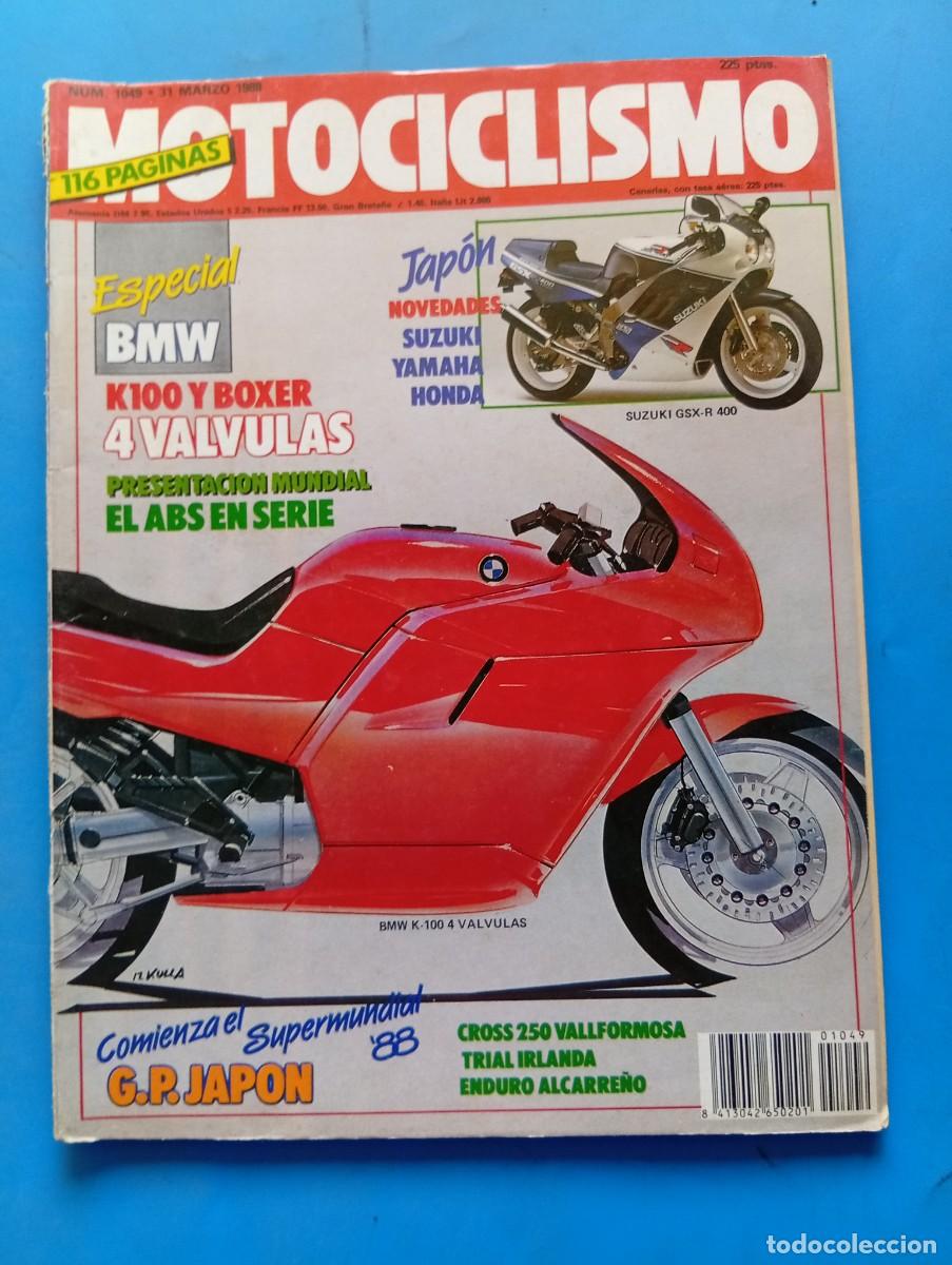 Coches y motocicletas: MOTOCICLISMO. N&ordm; 1049. A&Ntilde;O 1988. PRUEBA: KTM 600 LC 4. NOVEDADES HONDA. ENTREVISTA: DANI AMAT.. LEER