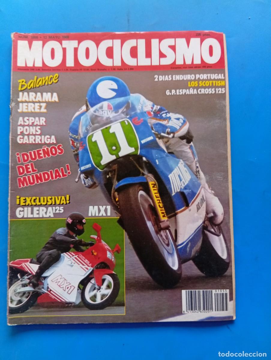 Coches y motocicletas: MOTOCICLISMO. N&ordm; 1055. A&Ntilde;O 1988. PRUEBA: GILERA MX-1 125. ENTREVISTA: GARRIGA Y CARD&Uacute;S. BALAN.. LEER