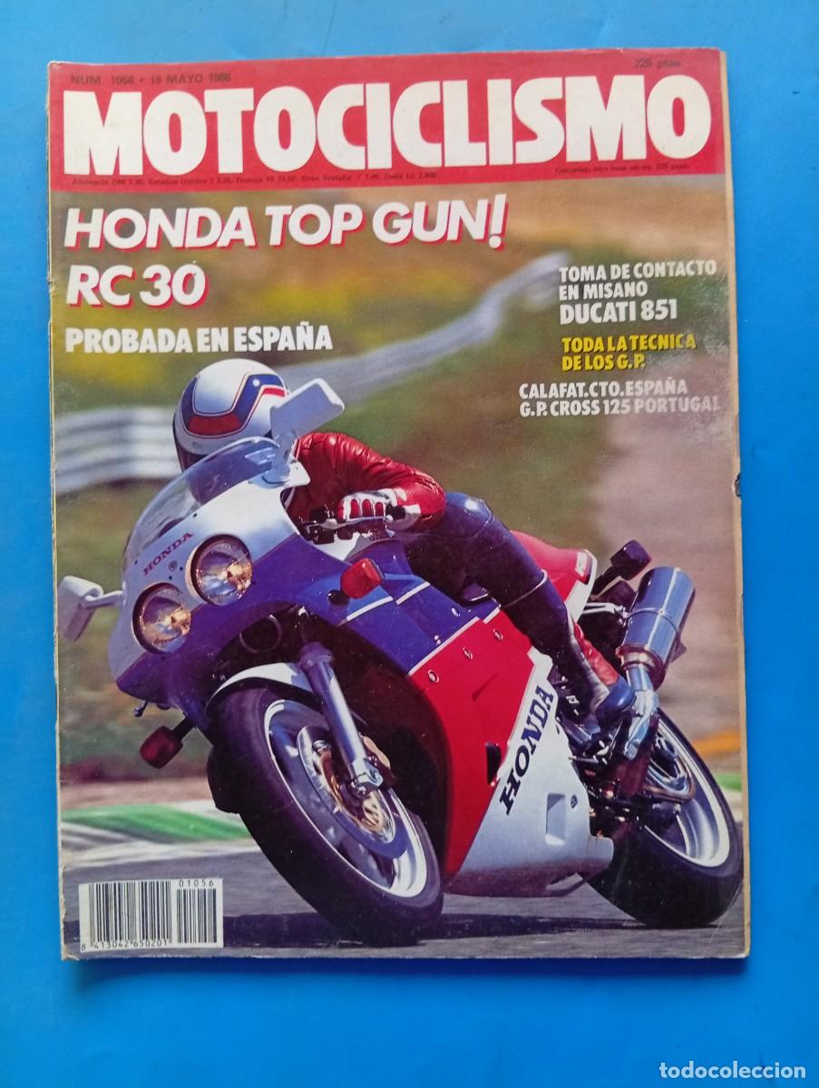 Coches y motocicletas: MOTOCICLISMO. N&ordm; 1056. A&Ntilde;O 1988. PRUEBA: HONDA VFR 750R. DUCATI 851 STRADA. NOVEDADES DEL .... LEER.