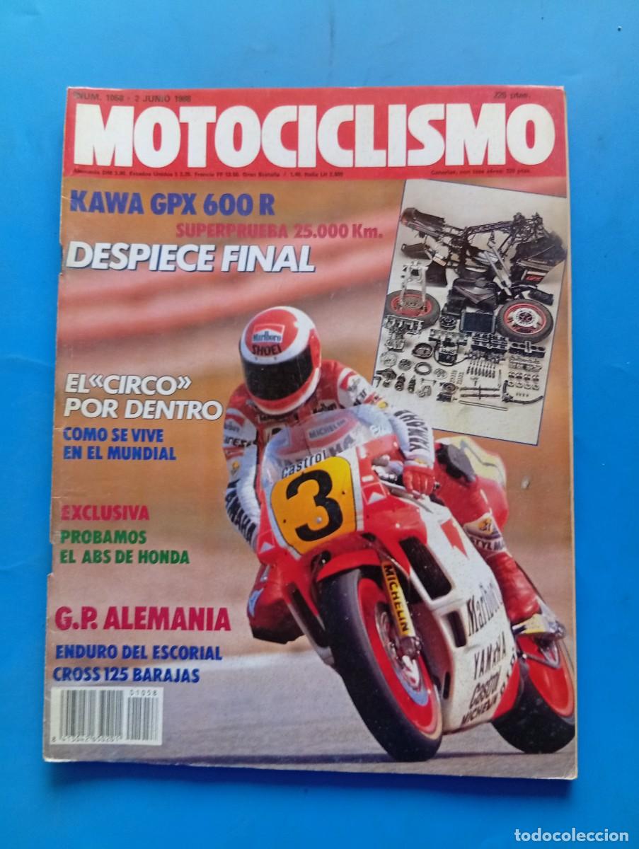 Coches y motocicletas: MOTOCICLISMO. N&ordm; 1058. A&Ntilde;O 1988. PRUEBA: HONDA ALB. G.P. DE ALEMANIA. BARAJAS: CIRCUITO DE ES.. LEER