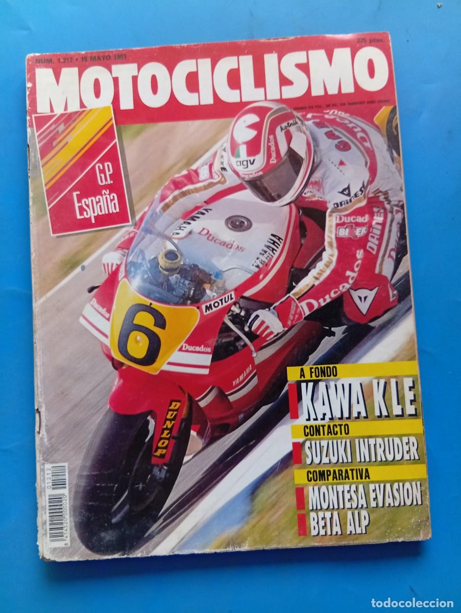 Coches y motocicletas: MOTOCICLISMO. N&ordm; 1212. MAYO 1991. PRUEBA: SUZUKI VS 750 INTRUDER. NACIONAL DE ENDURO. KAWASAKI. LEER