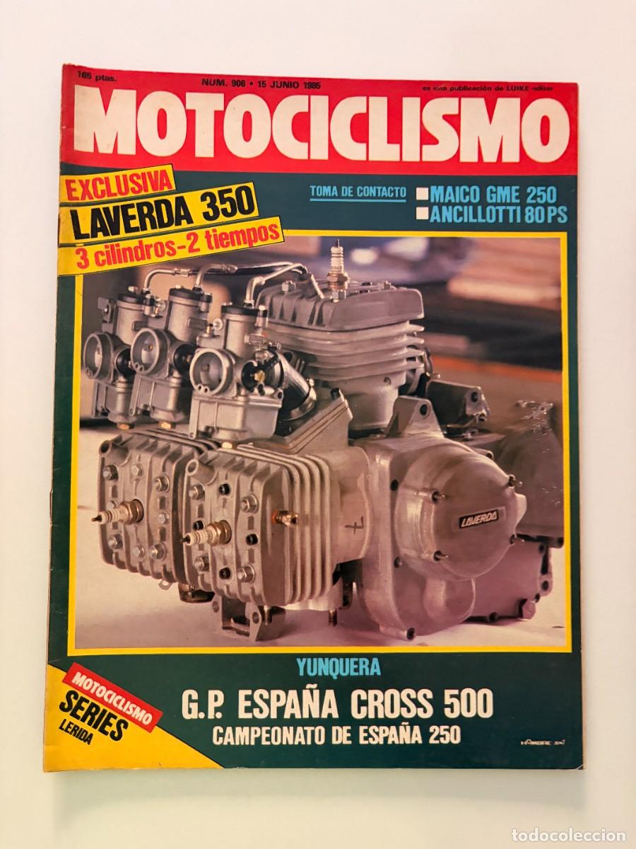 Coches y motocicletas: MOTOCICLISMO. N&ordm; 906. JUNIO 1985. PRUEBA: ANCILLOTTI 80 PS. ENTREVISTA: R. FARGAS. G.P. LEER
