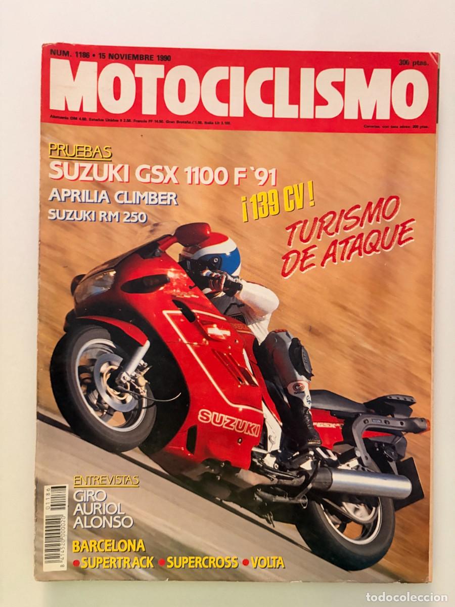 Coches y motocicletas: MOTOCICLISMO. N&ordm; 1186. NOVIEMBRE 1990.PRUEBA: SUZUKI GSX 1100 G. MUNDIAL DE ENDURO. ENTREVISTA. LEER