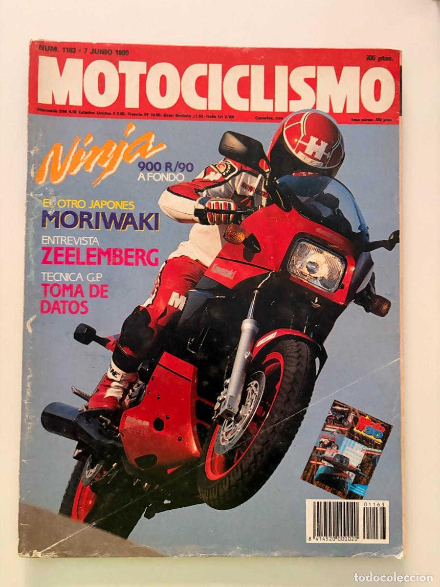 Coches y motocicletas: MOTOCICLISMO. N&deg; 1163. JUNIO 1990. NINJA 900R/90. EL OTRO JAPONES MORIWAKI. LEER