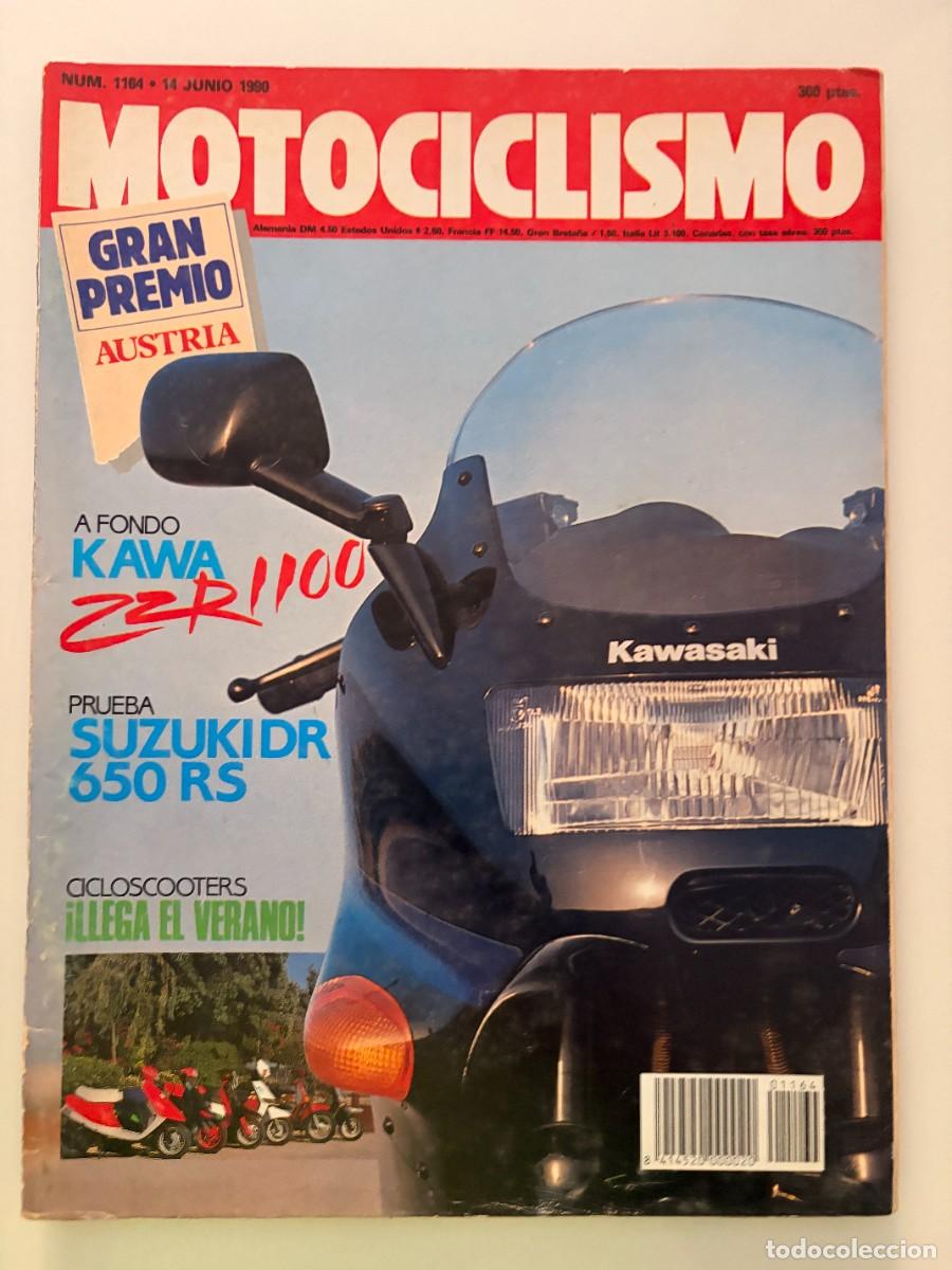 Coches y motocicletas: MOTOCICLISMO. N&deg; 1164. JUNIO 1990. GRAN PREMIO AUSTRIA. KAWAGUCHIKO ZZR 1100. SUZUKI DR 650 RS. LEER