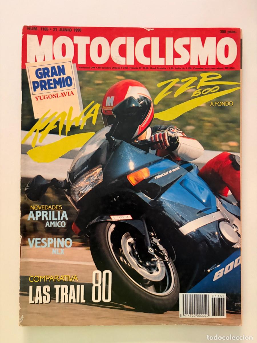 Coches y motocicletas: MOTOCICLISMO. N&deg; 1165. JUNIO 1990. GRAN PREMIO YUGOSLAVIA. APRILIA AMICO. VESPINO NLX. LEER