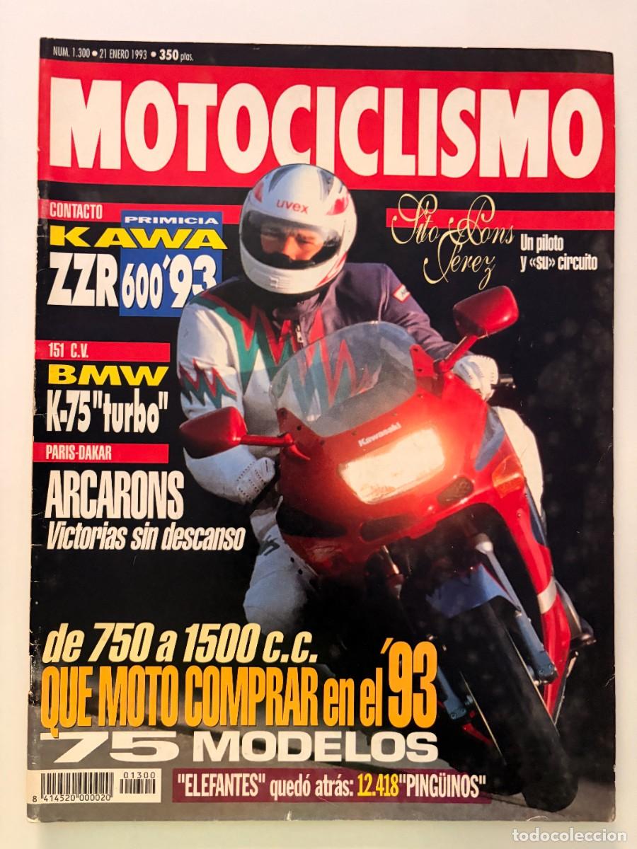 Coches y motocicletas: MOTOCICLISMO. N&ordm; 1300. ENERO 1993. PRUEBA: KAWASAKI ZZR 600. BMW K 75 TURBO. PAR&Iacute;S-DAKAR. LEER