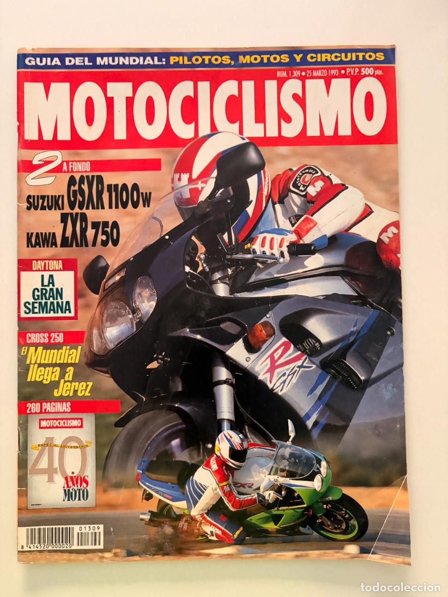 Coches y motocicletas: MOTOCICLISMO. N&ordm; 1309. ABRIL 1993. PRUEBA: SUZUKI GSX-R 1100. MUNDIAL DE VELOCIDAD. TRIUMPH. LEER