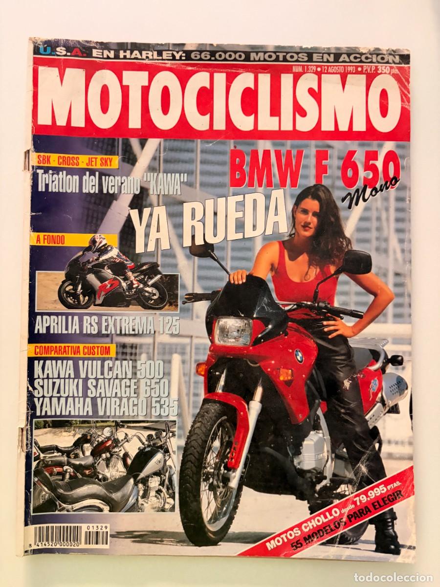 Coches y motocicletas: MOTOCICLISMO. N&ordm; 1329. AGOSTO 1993. BMW F 650. KAWASAKI VULCAN 500. SUZUKI SAVAGE 650.LEER