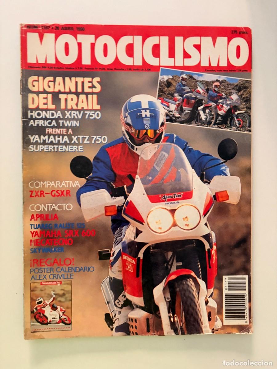 Coches y motocicletas: MOTOCICLISMO. N&deg; 1157. ABRIL 1990. GIGANTES DEL TR&Aacute;ILER. HONDA XRV 750 &Aacute;FRICA TWIN. LEER