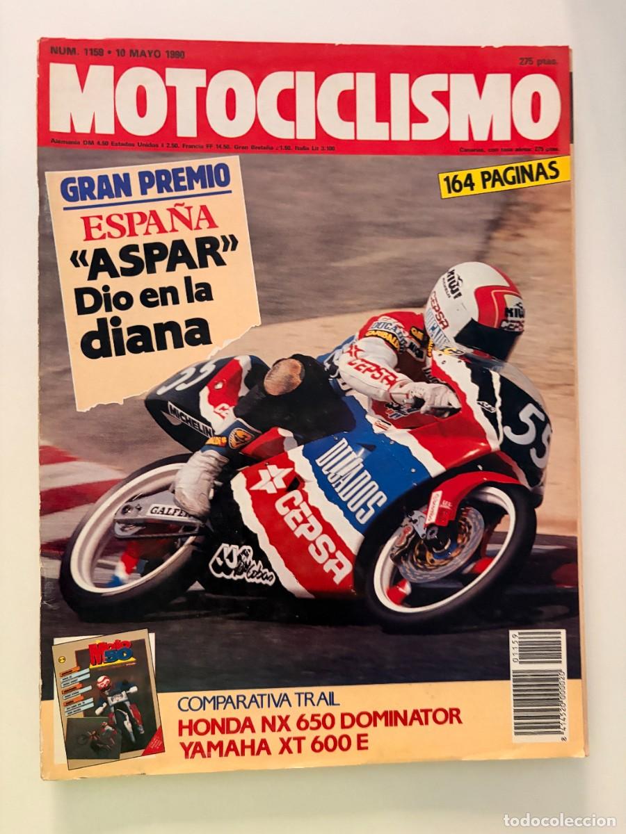 Coches y motocicletas: MOTOCICLISMO. N&deg; 1159. MAYO 1990. GRAN PREMIO ESPA&Ntilde;A, ASPAR DIO EN LA DIANA. LEER