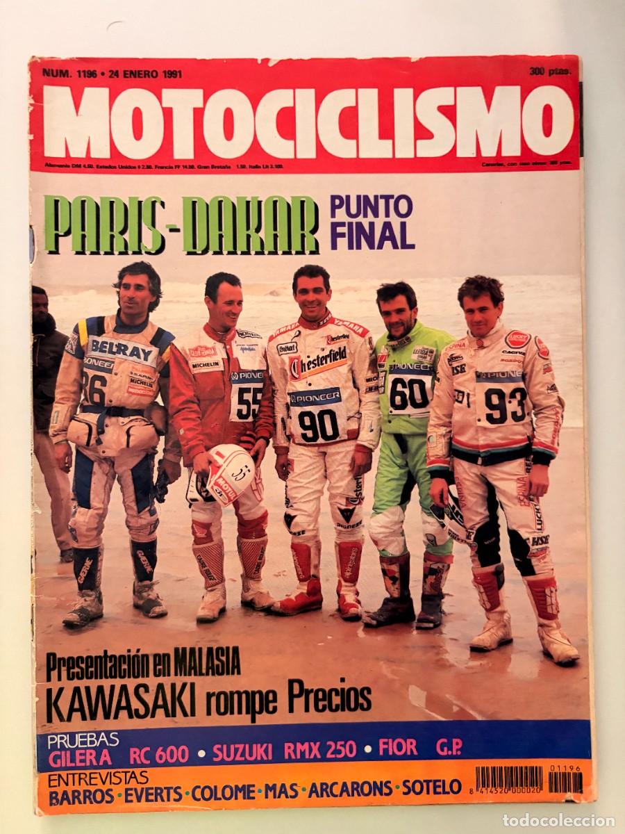 Coches y motocicletas: MOTOCICLISMO. N&ordm; 1196. ENERO 1991. PRUEBA: GILERA RC 600. LA JJ-COBAS DE CRIVILL&Eacute;. ENTREVISTAS. LEER