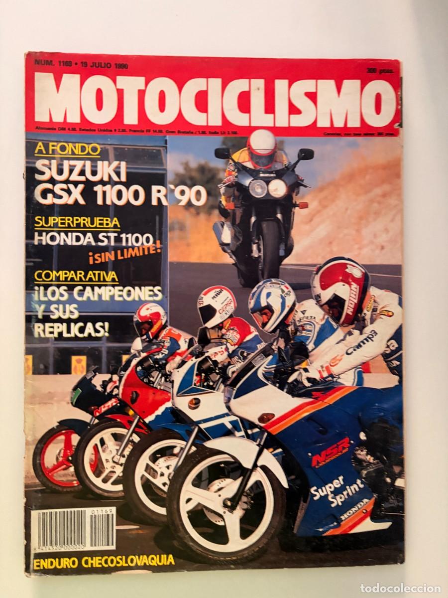 Coches y motocicletas: MOTOCICLISMO. N&ordm; 1169. JULIO 1990. SUZUKI GSX 1100 R'90. HONDA ST 1100. ENDURO CHECOSLOVAQUIA. LEER