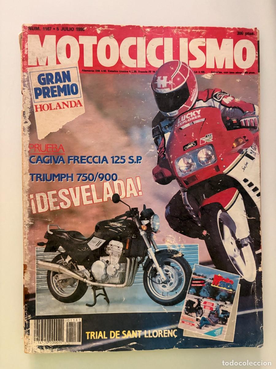 Coches y motocicletas: MOTOCICLISMO. N&ordm; 1167. JULIO 1990. PRUEBA: CAGIVA FRECCIA 125. ENTREVISTA: MANUEL HERN&Aacute;NDEZ. LEER