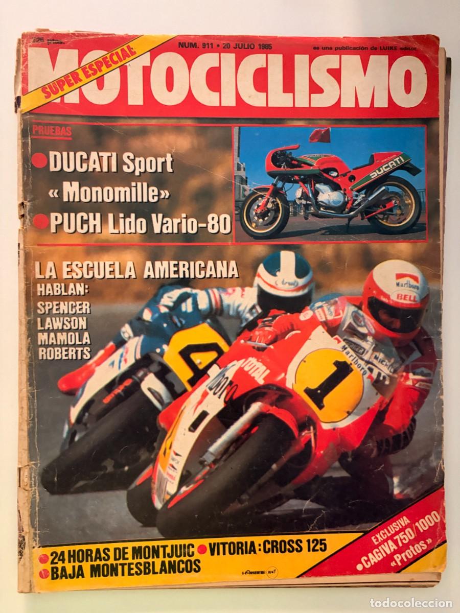 Coches y motocicletas: MOTOCICLISMO. ESPECIAL. N&ordm; 911. A&Ntilde;O 1985. PRUEBA: PUCH-SUZUKI LIDO. ENTREVISTA: JOS&Eacute; MAR&Iacute;A PA.. LEER
