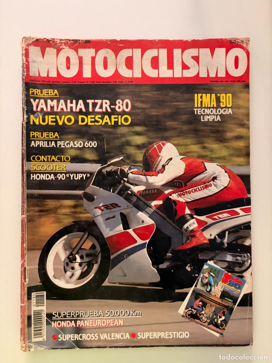 Coches y motocicletas: MOTOCICLISMO. N&ordm; 1180. OCTUBRE 1990. PRUEBAS: YAMAHA TZR-80/ APRILIA PEGSO 600. HONDA 90 YUPY.LEER.
