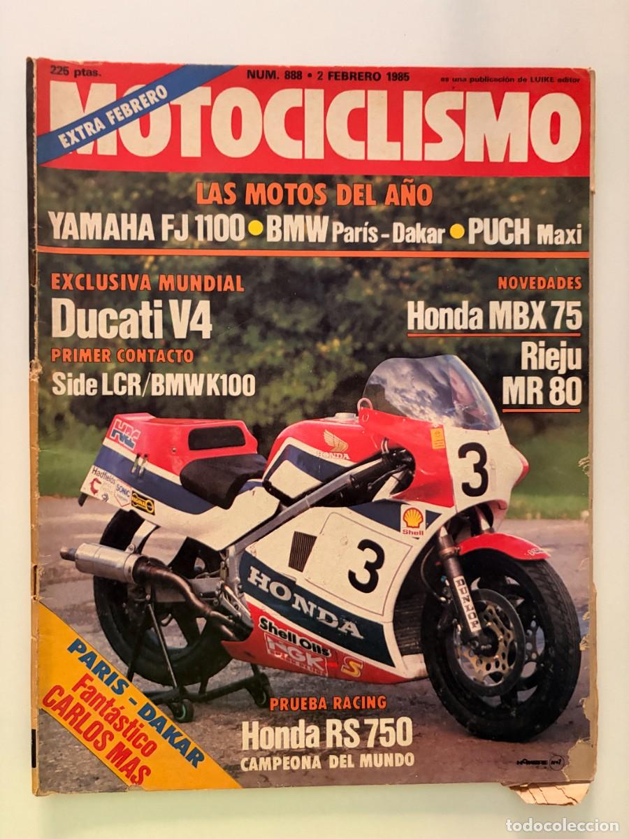 Coches y motocicletas: MOTOCICLISMO. N&ordm; 888. FEBRERO 1985. EXTRA. ARIEL 1000 SQUARE FOUR. HONDA MBX 75. LEER