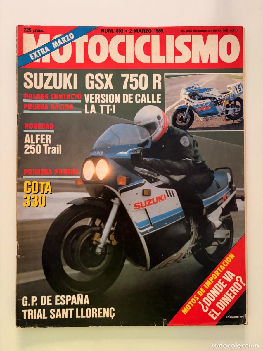 Coches y motocicletas: MOTOCICLISMO. N&ordm; 892. MARZO 1985. MONTESA COTA 330. NUEVAS TRAIL EN ESPA&Ntilde;A. ALFER 250 TRAIL. LEER