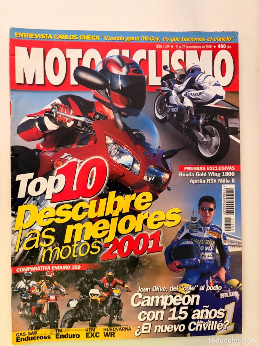 Coches y motocicletas: MOTOCICLISMO. N&deg; 1709. NOVIEMBRE 2000. DESCUBRE LAS MEJORES MOTOS DEL 2001. GAS GAS ENDUCROSS. LEER