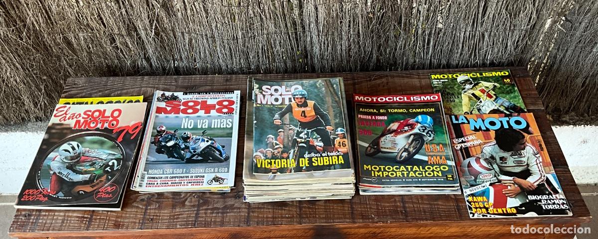 Coches y motocicletas: LOTE DE REVISTAS DE MOTOS - SOLO MOTO - LA MOTO - MOTOCICLISMO - A&Ntilde;OS 70 - MIRAR LISTADO