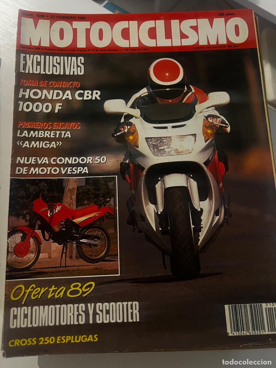 Coches y motocicletas: MOTOCICLISMO. N&ordm; 1096. FEBRERO 1989. PRUEBA: HONDA CBR 1000 F. ENTREVISTA: JULI&Aacute;N MIRALLES. LEER