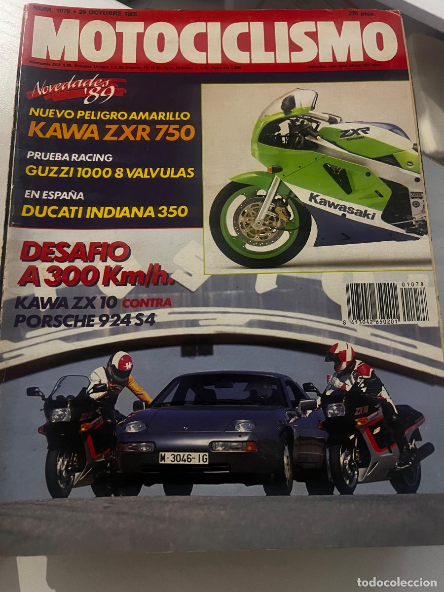 Coches y motocicletas: MOTOCICLISMO. N&ordm; 1078. A&Ntilde;O 1988. DUCATI INDIANA 350. DESAFIO A 300 KM/H. PORSCHE 924 S4... LEER.