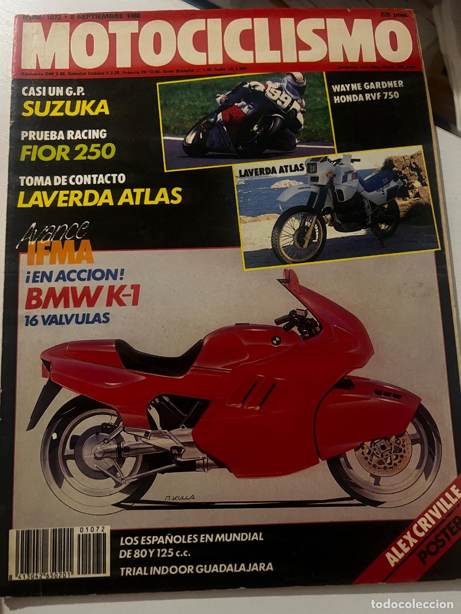 Coches y motocicletas: MOTOCICLISMO. N&ordm; 1072. A&Ntilde;O 1988. PRUEBA: FIOR 250. LAVERDA ATLAS. &Aacute;LEX CRIVILL&Eacute;... TRAE P&Oacute;STER. LEER