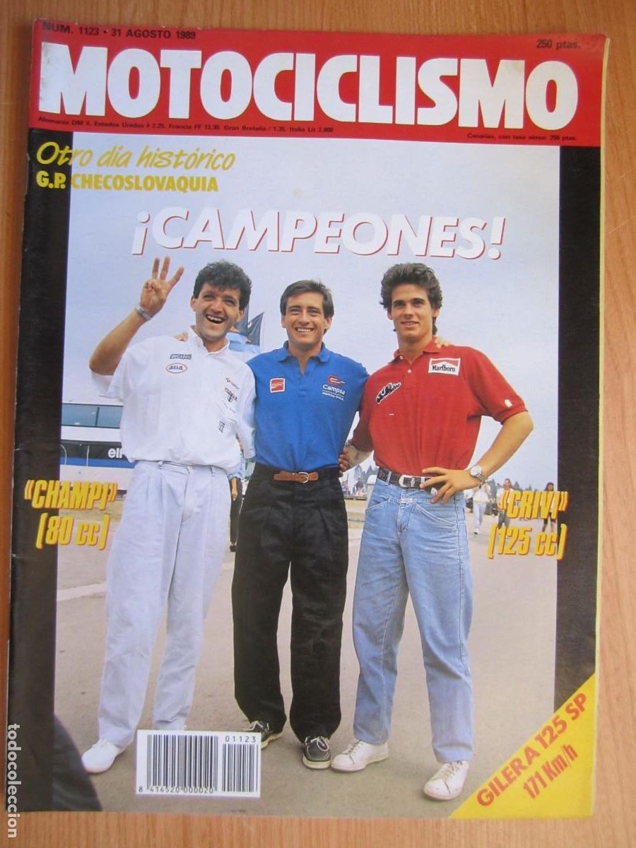 Coches y motocicletas: revista motociclismo num 1123 a&ntilde;o 1989 gilera 125 sp