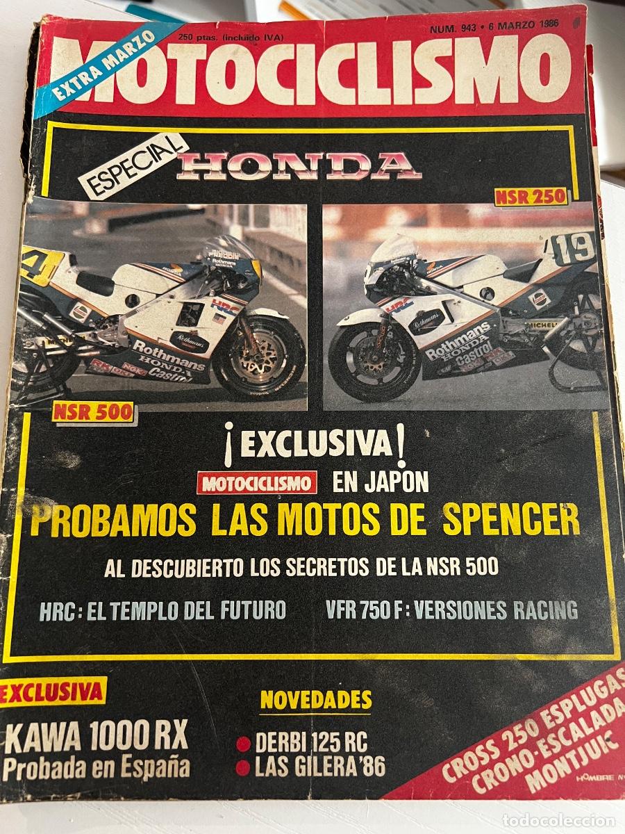 Coches y motocicletas: MOTOCICLISMO. N&ordm; 943. A&Ntilde;O 1986. PRUEBA: HONDA VFR 750 SBK. PONS Y CARD&Uacute;S A DAYTONA. NACIONAL .. LEER