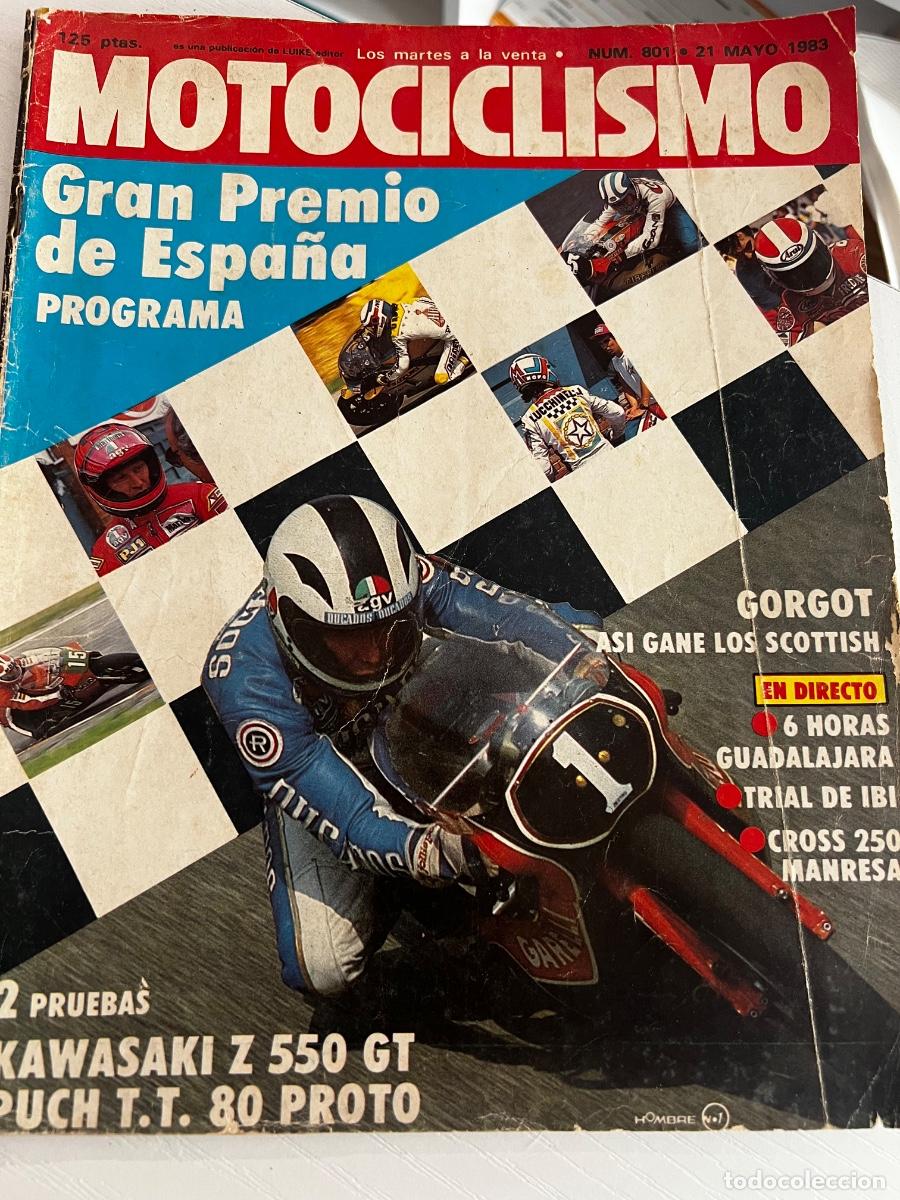 Coches y motocicletas: MOTOCICLISMO. N&ordm; 801. A&Ntilde;O 1983. PRUEBA: KAWASAKI Z-550 GT. ENTREVISTA: TONI GORGOT. SEIS HORA.. LEER