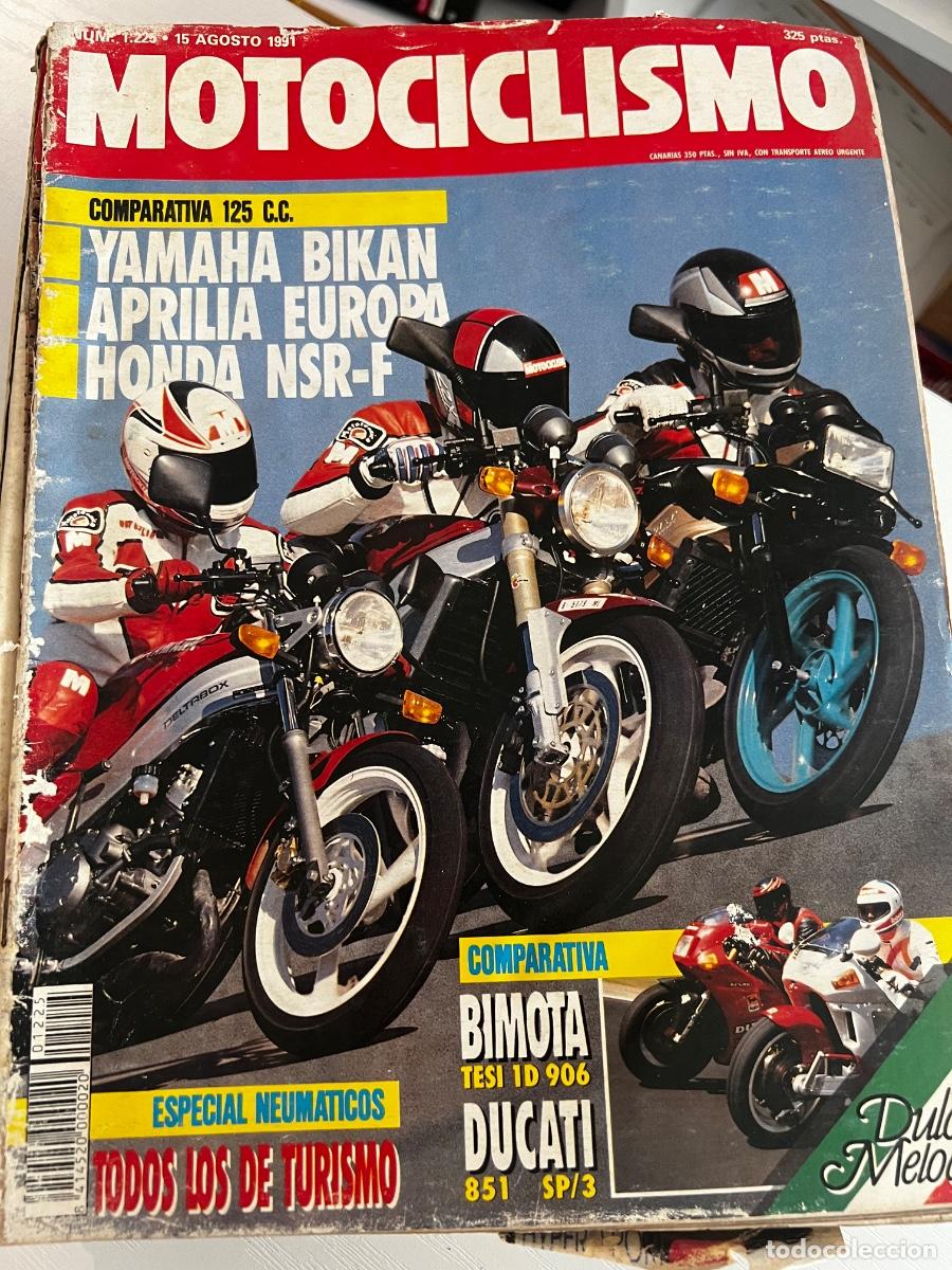 Coches y motocicletas: MOTOCICLISMO. N&ordm; 1225. AGOSTO 1991. PRUEBA: BIMOTA TESI. DUCATI 851. GAS GAS TR 125. LEER
