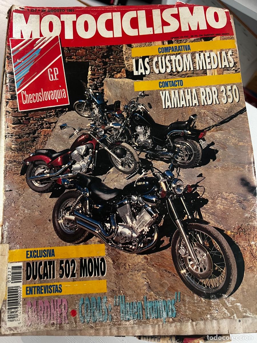 Coches y motocicletas: MOTOCICLISMO. N&ordm; 1227. AGOSTO 1991. GRAN PREMIO CHECOSLOVAQUIA. EXCLUSIVA: DUCATI 502 MONO. LEER