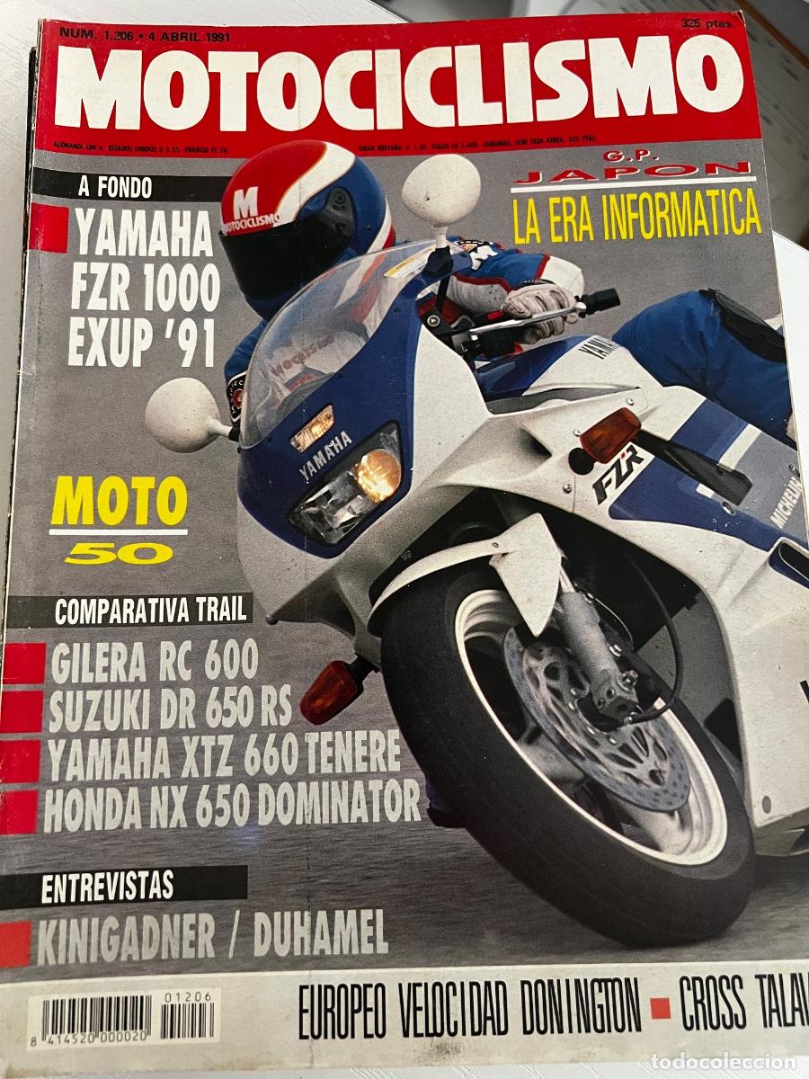 Coches y motocicletas: MOTOCICLISMO. N&ordm; 1206. ABRIL 1991. PRUEBA: YAMAHA FZR 1000 EXUP &acute;91. POST JAP&Oacute;N. CIRCUITO. LEER