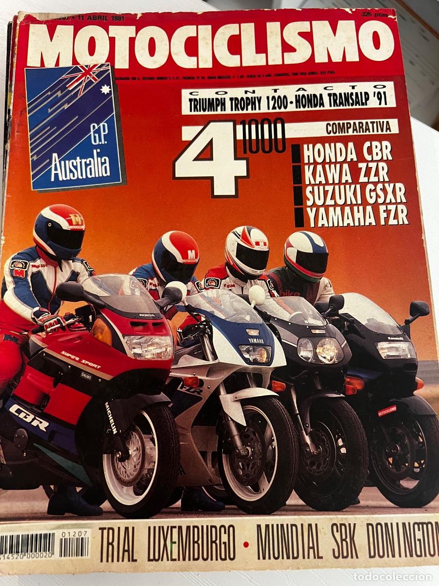 Coches y motocicletas: MOTOCICLISMO. N&ordm; 1207. ABRIL 1991. PRUEBA: HONDA XLV 600 TRANSALP. CIRCUITO MUNDO VELOCIDAD. LEER