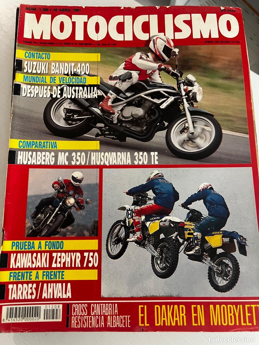 Coches y motocicletas: MOTOCICLISMO. N&ordm; 1208. ABRIL 1991. PRUEBA: SUZUKI BANDIT 400. PRE MUNDIAL DE ENDURO. CIRCUITO. LEER