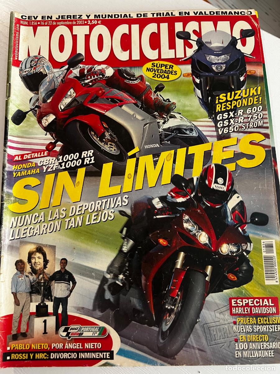 Coches y motocicletas: MOTOCICLISMO. N&ordm; 1856. SEPTIEMBRE 2003. PABLO NIETO POR ANGEL NIETO. ESPECIAL HARLEY DAVIDSON. LEER.