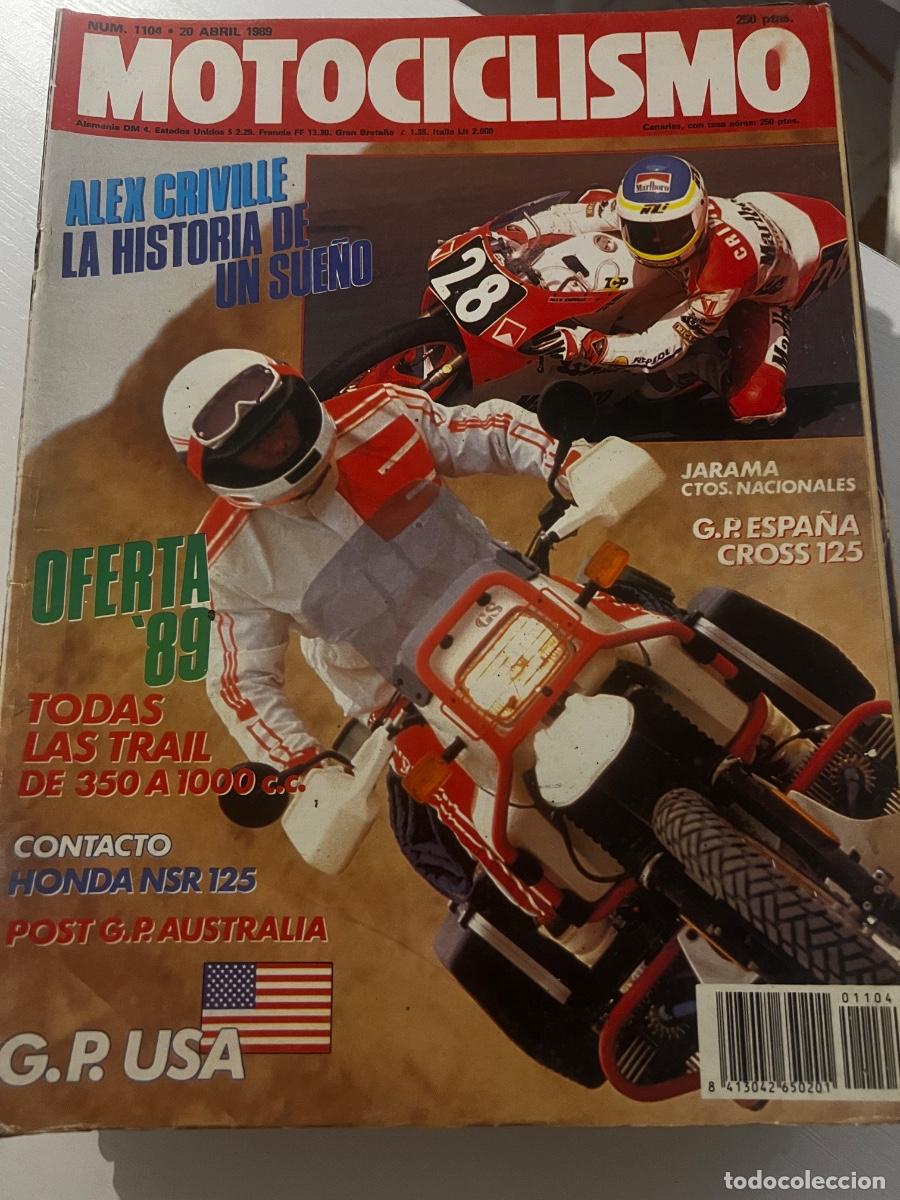 Coches y motocicletas: MOTOCICLISMO. N&ordm; 1104. ABRIL 1989. HONDA NSR 125. GRAN PREMIO DE ESPA&Ntilde;A CROSS 125. LEER