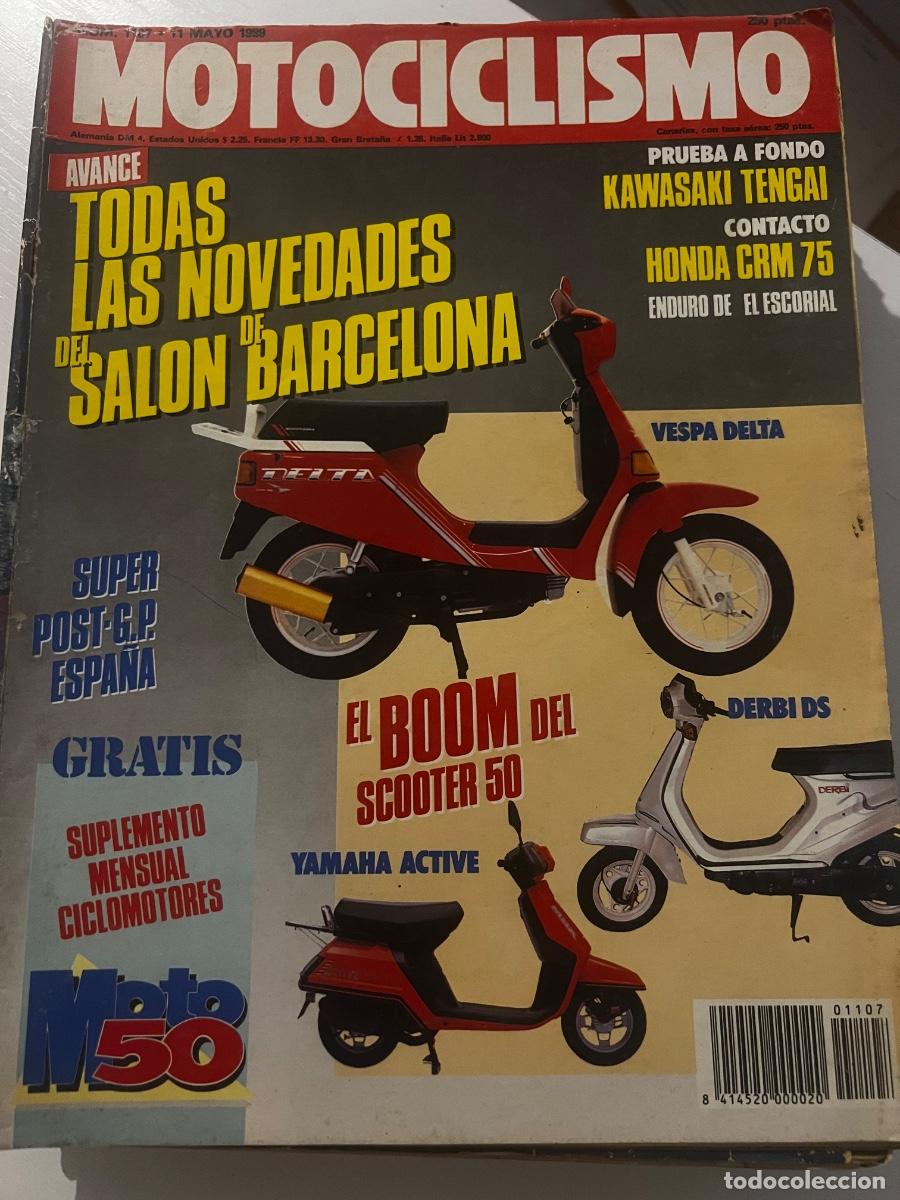 Coches y motocicletas: MOTOCICLISMO. N&ordm; 1107. MAYO 1989. KAWASAKI TENGAI. HONDA CRM 75. S&Uacute;PER POST GP ESPA&Ntilde;A. LEER