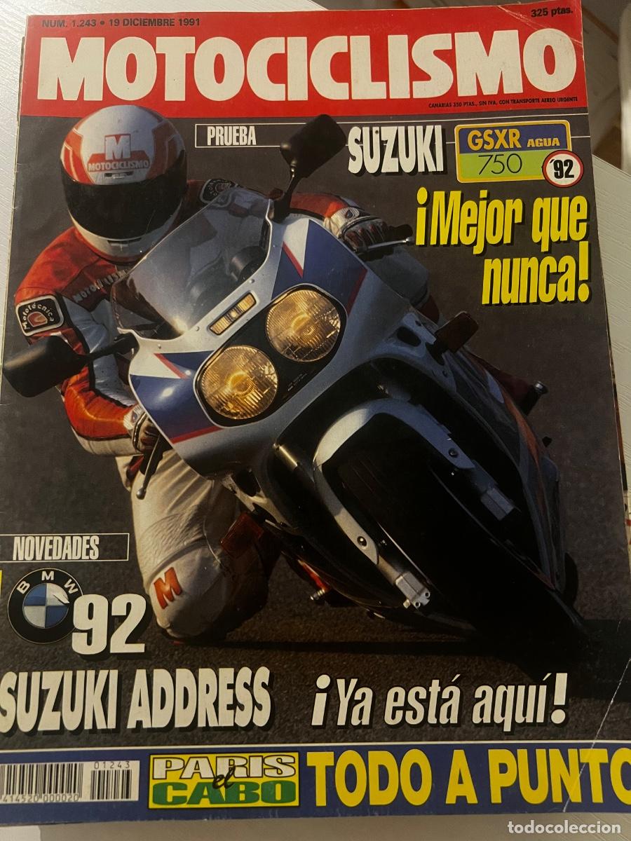 Coches y motocicletas: MOTOCICLISMO. N&ordm; 1243. DICIEMBRE 1991. SUZUKI GSXR 750. SUZUKI' 92. YAMAHA OW 01. LEER